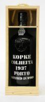 86 let staré portské víno 1937 Kopke Colheita 0,75 l