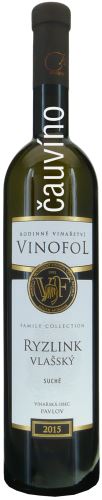 Ryzlink vlašský Vinofol 2015 Family Collection pozdní sběr 0,75l suché 1546
