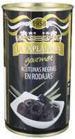 Černé olivy bez pecky krájené 350 g La Explanada Gourmet