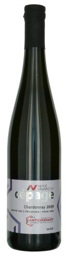 Chardonnay Resveratrol Nové Vinařství 2019 pozdní sběr Cepagé 0,75l suché NV 446