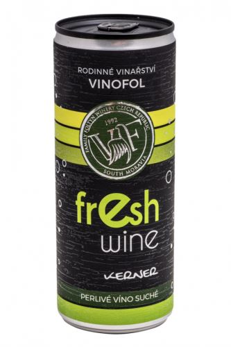Kerner v plechovce Vinofol Fresh wine 2020 MZV 0,25 l suché 2019
