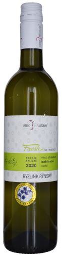 Ryzlink rýnský Víno Hruška Fresh 2025 kabinet 0,75l suché 13825