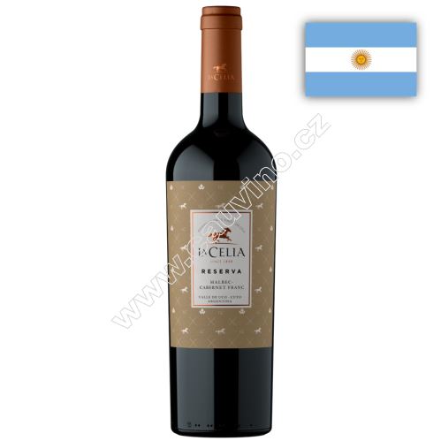 Malbec Cabernet Franc Reserva 2023 Eugenio Bustos, La Celia Argentina 0,75 l suché