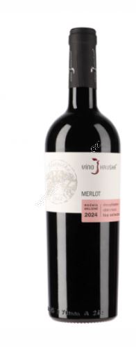 Merlot Víno Hruška 2024 výběr z hroznů 0,75l suché 11024 Top collection