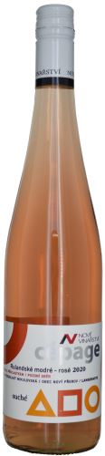 Rulandské modré rosé Nové Vinařství 2020 pozdní sběr 0,75l suché  NV 00520