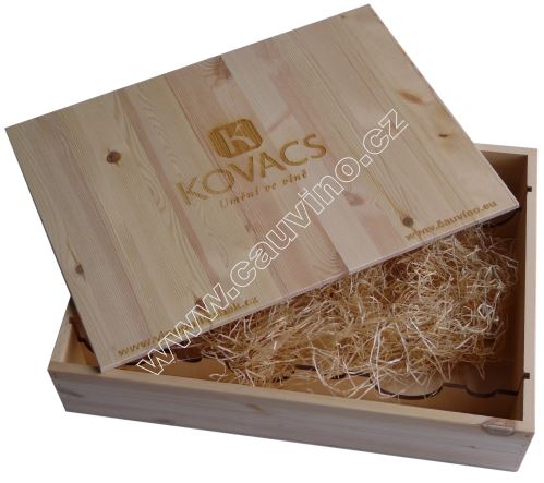 Bedna na 6 vín Vinařství Kovacs s logem