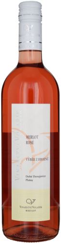 Merlot Rosé Volařík 2025 výběr z hroznů 0,75l polosladké 2545