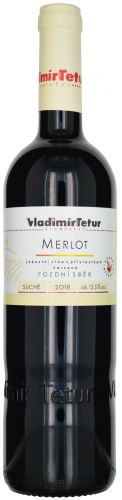 Merlot Tetur 2018 pozdní sběr 0,75l suché 858
