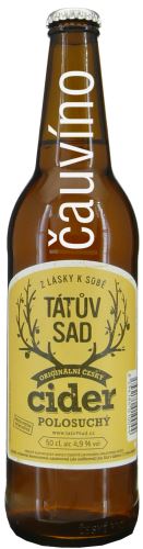 Cider Tátův Sad Jan Abt 0,5 l polosuchý