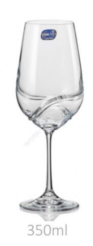 2ks sklenička Turbulence 550 ml Bohemia