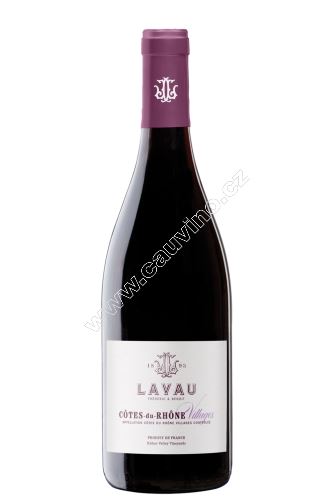 Cotes du Rhone rouge 2022 LAVAU 0,75 l Francie suché