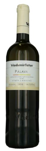 Pálava Tetur 2018 výběr z hroznů 0,75l polosladké 810