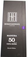 50 let staré víno Madeira H H Tinta Neagra 0,5l
