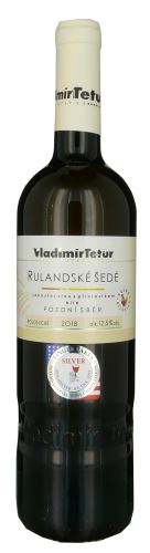 Rulandské šedé Tetur 2018  pozdní sběr 0,75l polosuché 807