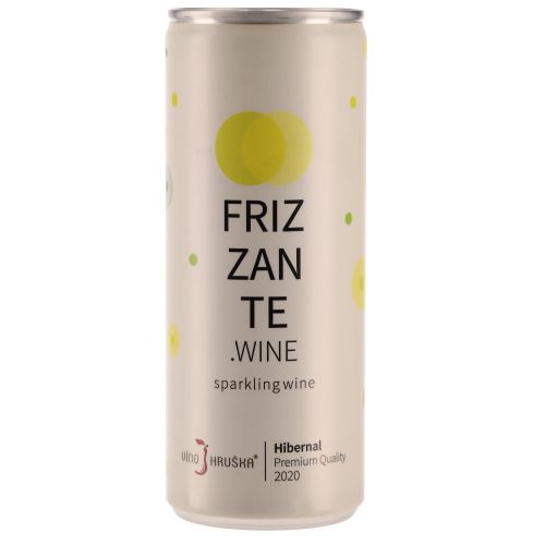 Víno v plechovce Frizzante Hibernal Hruška 2021 250ml suché