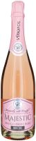Majestic sekt rosé Zweigeltrebe Vinofol 0,75 l demi sec 2355